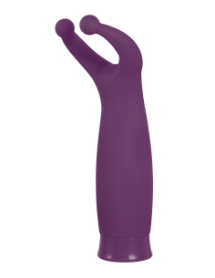 NMC 5 INCH RECHARGEABLE SILICONE 10 FUNCTIONS SPEED STIMULATOR PURPLE
